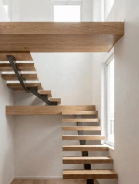 fijo de pvc hermético en escaleras